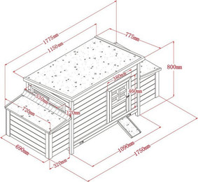 Produktbild von Zoopplier Hühnerstall Winterstall 4 Seasons