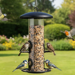 Produktbild von Zooprinz Futterspender Futtersilo Metall für Vögel,