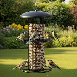 Produktbild von Zooprinz Futterspender Futtersilo Metall für Vögel,