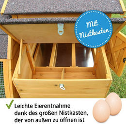 Produktbild von Zooprinz Hühnerstall Schweden mit großem Freilaufgehege