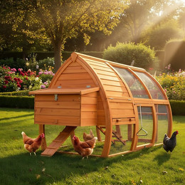 Produktbild von Zooprinz Hühnerstall Superhenne mit XXL Freilaufgehege,