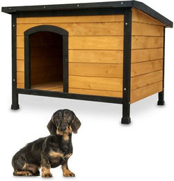 Produktbild von Zooprinz Hundehütte Carlo aus Kiefernholz mit Klappdach