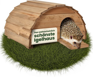 Produktbild von Zooprinz Igelhaus aus Massivholz mit Labyrintheingang,