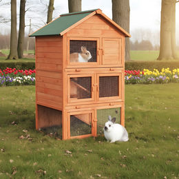 Produktbild von Zooprinz Kleintierstall Jumbo mit 3 Etagen und Auslauf