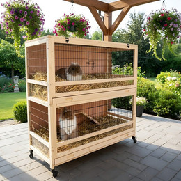 Produktbild von Zooprinz Kleintierstall Knuffel auf Rollen mit