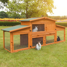 Produktbild von Zooprinz Kleintierstall König XXL mit Doppelauslauf