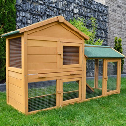 Produktbild von Zooprinz Kleintierstall Villa mit Auslauf 147x85x53 cm