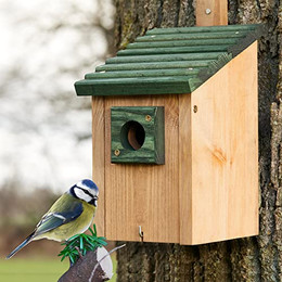 Produktbild von Zooprinz Nistkasten für Wildvögel aus massivem Holz
