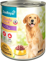 Produktbild von ZooRoyal Classic Menü mit Lamm, Rind & Huhn 6x800 g