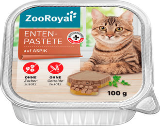 Produktbild von ZooRoyal Entenpastete auf Aspik - 16 x 100 g