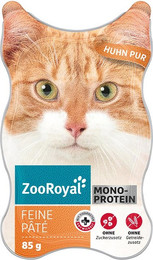 Produktbild von ZooRoyal Feine Pâté Huhn Pur - 18 x 85 g