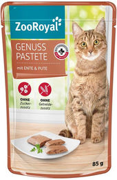 Produktbild von ZooRoyal Genuss Pastete Ente & Pute 24x85g