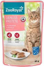 Produktbild von ZooRoyal Genuss Pastete mit Seelachs und Scholle 24x85g