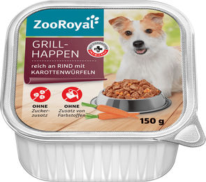 Produktbild von ZooRoyal Grillhappen reich an Rind 150g