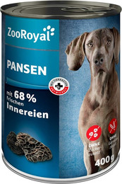 Produktbild von ZooRoyal Hunde-Nassfutter mit Pansen - 6 x 400 g