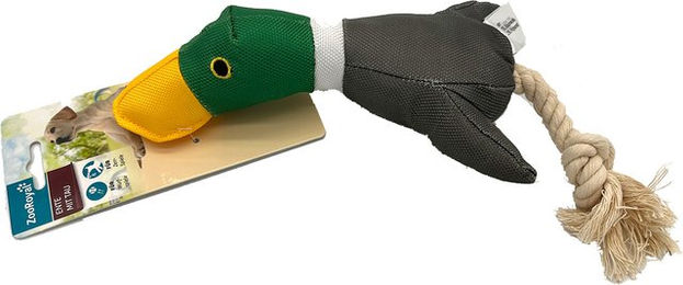 Produktbild von ZooRoyal Hundespielzeug Ente mit Tau