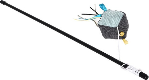 Produktbild von ZooRoyal Katzenangel Würfel mit Bändern