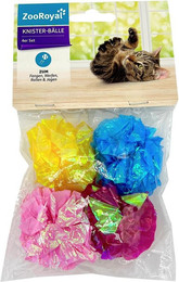Produktbild von ZooRoyal Knisterbälle 4er-Pack