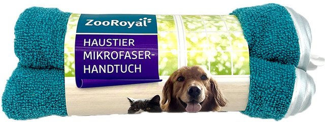Produktbild von ZooRoyal Mikrofaser Handtuch petrol 100x70cm