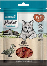 Produktbild von ZooRoyal Minkas Naturkost Mini Streifen Ente 3x50g