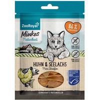 Produktbild von ZooRoyal Minkas Naturkost Mini Streifen Huhn & Seelachs 3x50g