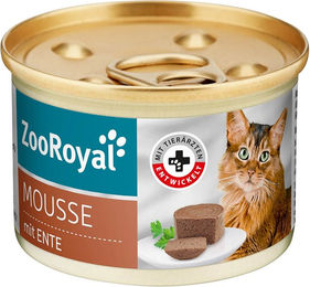 Produktbild von ZooRoyal Mousse mit Ente 12x85g