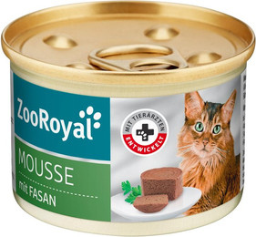 Produktbild von ZooRoyal Mousse mit Fasan 12x85g
