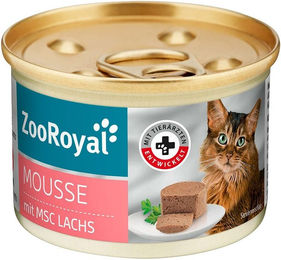 Produktbild von ZooRoyal Mousse mit Lachs 12x85g