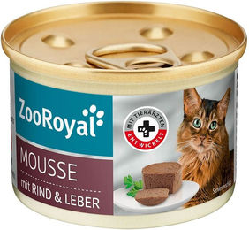 Produktbild von ZooRoyal Mousse Rind und Leber 12x85g