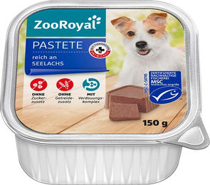 Produktbild von ZooRoyal Pastete reich an Seelachs 11x150g