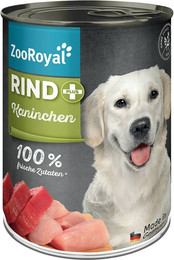 Produktbild von ZooRoyal Rind + Kaninchen 400g