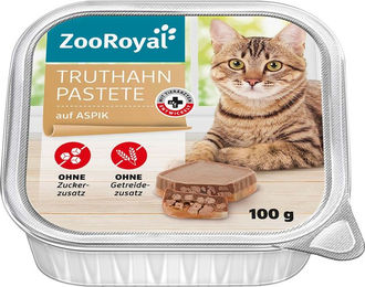 Produktbild von ZooRoyal Truthahnpastete auf Aspik 16x100g