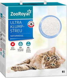 Produktbild von ZooRoyal Ultra Klump-Streu naturweiß - 6 l