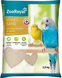 Produktbild von ZooRoyal Vogelsand mit Muschelgrit & Anisöl 2,5 kg