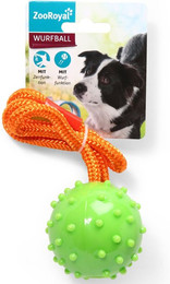 Produktbild von ZooRoyal Wurfball am Seil grün
