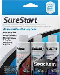 Produktbild von Zubehör für Aquarien Seachem Sure Start Pack (x3)