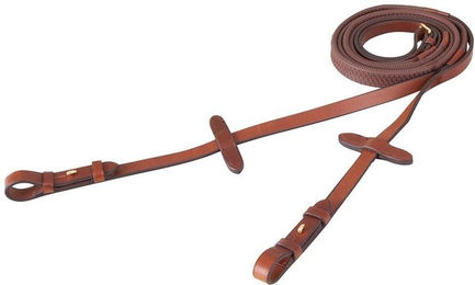 Produktbild von Zügel für Pferd Gummischleife blind rund BR Equitation Eventa Pro Grip