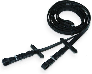 Produktbild von Zügel für Pferd Kieffer Belinda Ergon.Line leather reins with brass buckles