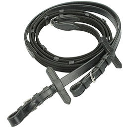 Produktbild von Zügel für Pferd Kieffer Belinda Ergon.Line web reins with chrome buckles