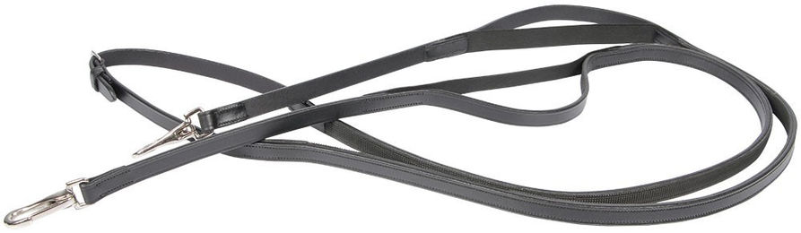 Zügel für Pferde elastische Doppelgummis Leder Harry's Horse – Bild 1 von 3