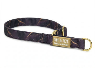 Produktbild von Zugstopp-Halsband Golden Plum 1.5cm