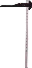 Produktbild von Zusammenklappbare Messlatte aus Aluminium