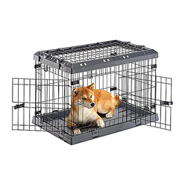 Produktbild von Zusammenklappbarer Käfig für kleine Hunde Superior 75 Metallzaun