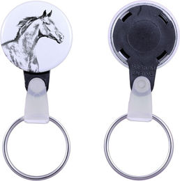 Produktbild von Zweibrücker - unique keychain with a horse picture, handmade product, light and handy pendant from Art-Dog brand