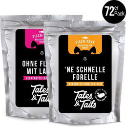 Produktbild von Zweierlei Fisch Probierpaket Nassfutter für Hunde - 18 x 100 g