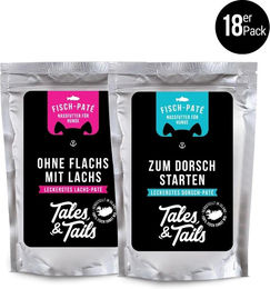 Produktbild von Zweierlei Fisch - Probierpaket Nassfutter für Hunde aus 100% Fisch