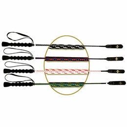 Produktbild von Zweifarbige synthetische Reitpeitsche Daslö