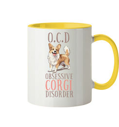 Produktbild von Zweifarbige Tasse "Corgi" - 0,33 l
