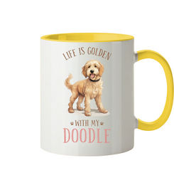 Produktbild von Zweifarbige Tasse "Doodle" - 330 ml