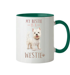 Produktbild von Zweifarbige Tasse "Westie" - 330 ml